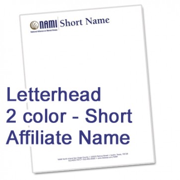  Letterhead (Short Affiliate Name)