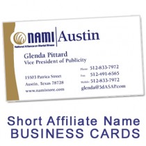 Business Card (Short Affiliate Name)